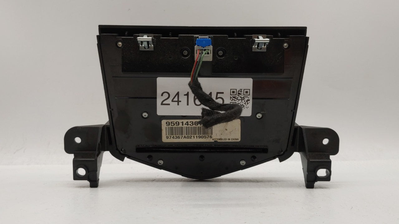 2012 Chevrolet Cruze Climate Control Module Temperature AC/Heater Replacement P/N:95914367 Fits OEM Used Auto Parts - Oemusedautoparts1.com