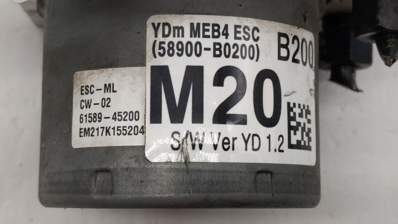 2017-2018 Kia Forte ABS Pump Control Module Replacement P/N:58900-B0200 58920-B0200 Fits 2017 2018 OEM Used Auto Parts - Oemusedautoparts1.com