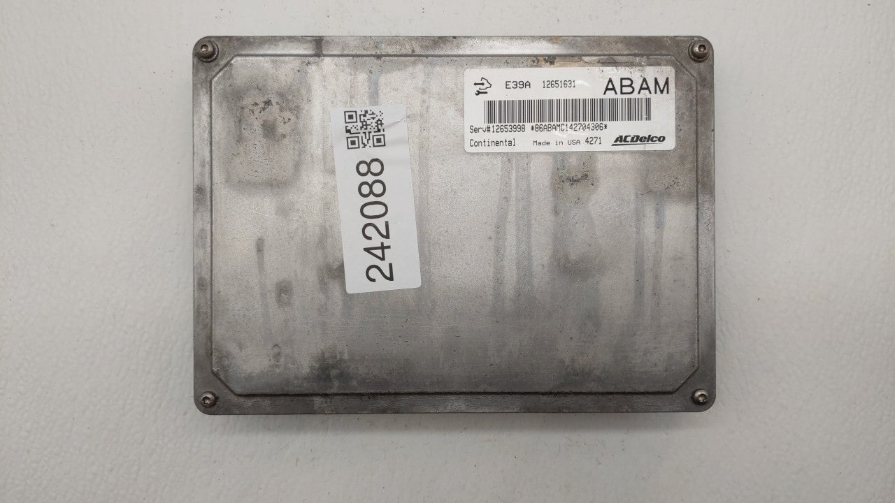 2013-2016 Buick Regal PCM Engine Computer ECU ECM PCU OEM P/N:12657781 12651807 Fits 2013 2014 2015 2016 OEM Used Auto Parts - Oemusedautoparts1.com