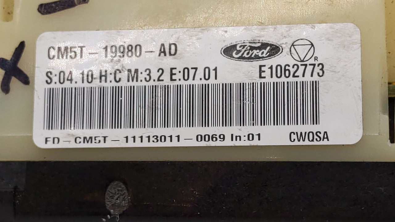 2012 Ford Focus Climate Control Module Temperature AC/Heater Replacement P/N:CM5T-19980-AC BM51-18522-AC35QB Fits OEM Used Auto Parts - Oemusedautoparts1.com