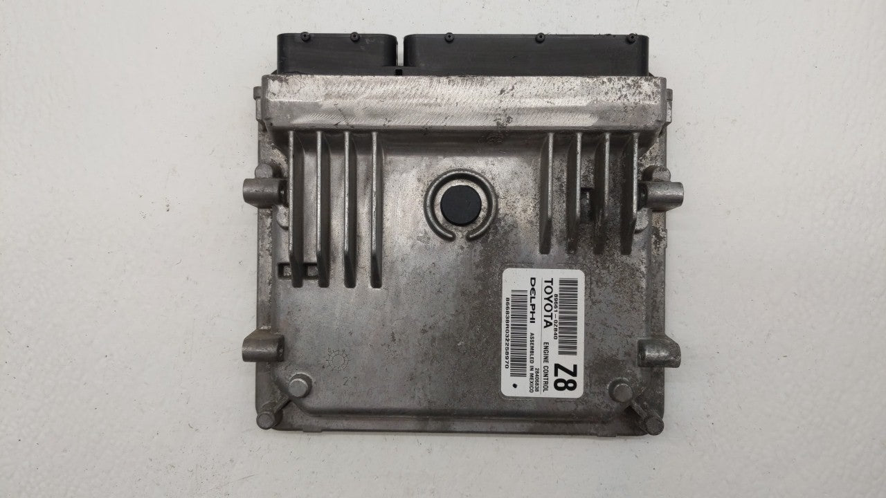 2014 Toyota Corolla PCM Engine Computer ECU ECM PCU OEM P/N:89661-0ZB40 89661-0ZB41 Fits OEM Used Auto Parts - Oemusedautoparts1.com