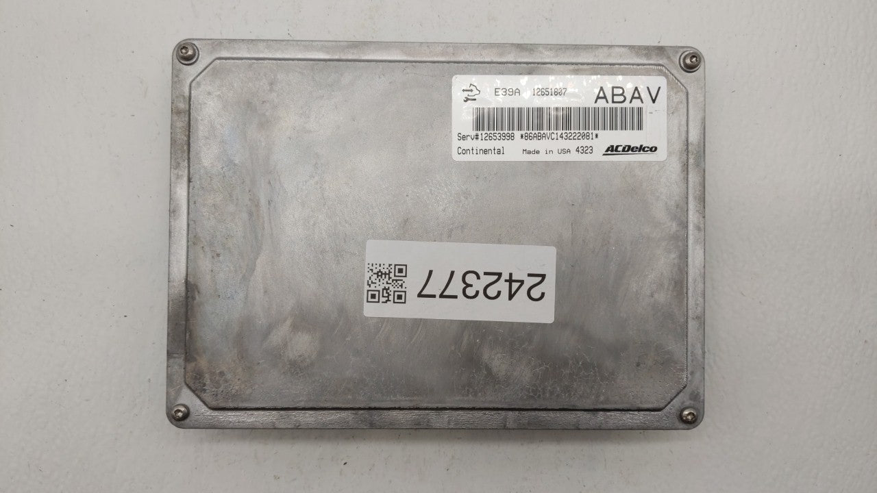 2013-2016 Chevrolet Malibu PCM Engine Computer ECU ECM PCU OEM P/N:12657781 12651807 Fits 2013 2014 2015 2016 OEM Used Auto Parts - Oemusedautoparts1.com