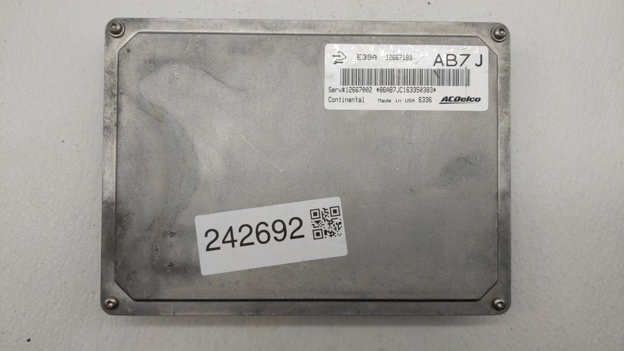 2017 Chevrolet Equinox PCM Engine Computer ECU ECM PCU OEM P/N:12666068 12667002 Fits 2018 2019 OEM Used Auto Parts - Oemusedautoparts1.com