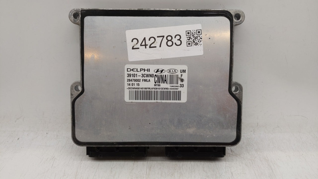 2016-2017 Kia Sorento PCM Engine Computer ECU ECM PCU OEM P/N:39101-3CWN0 39101-3CWN1 Fits 2016 2017 OEM Used Auto Parts - Oemusedautoparts1.com