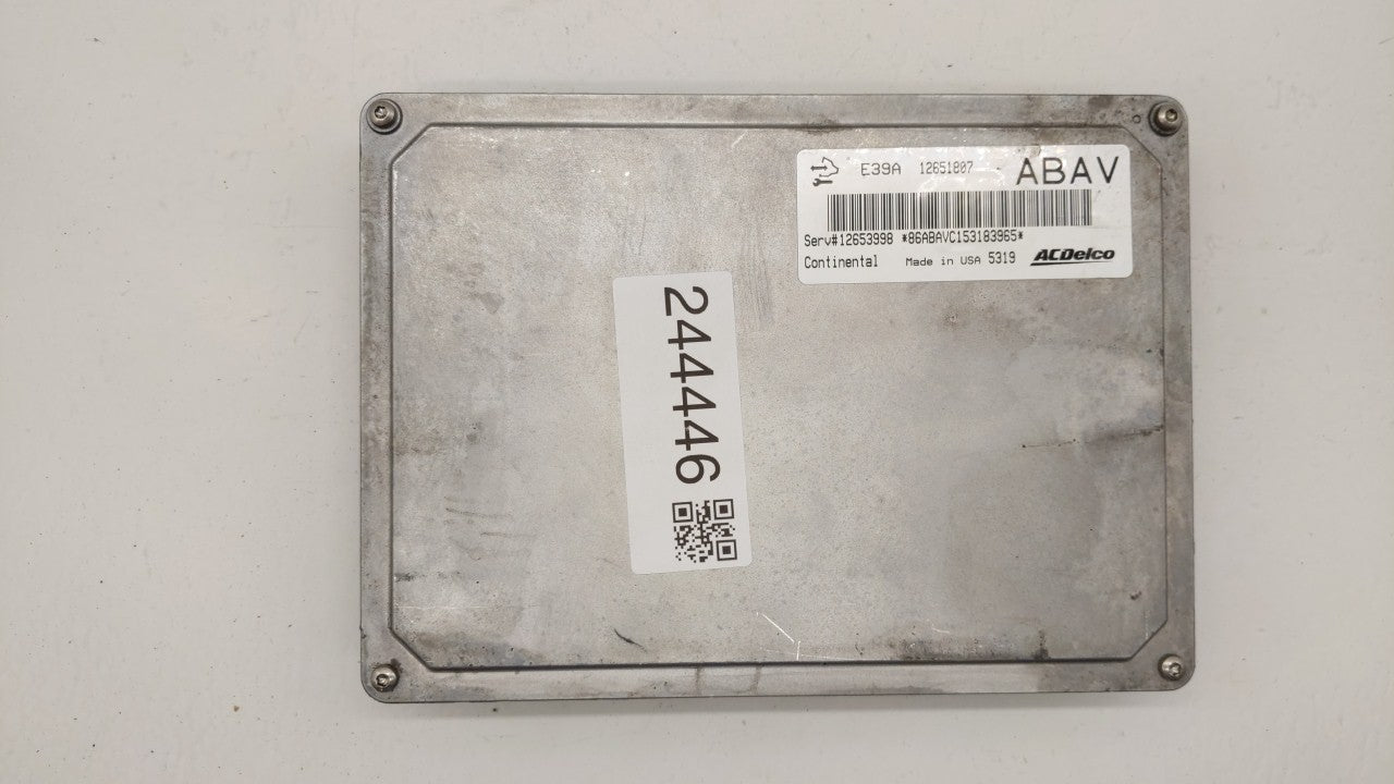 2013-2016 Buick Verano PCM Engine Computer ECU ECM PCU OEM P/N:12644446 12657781 Fits 2013 2014 2015 2016 OEM Used Auto Parts - Oemusedautoparts1.com