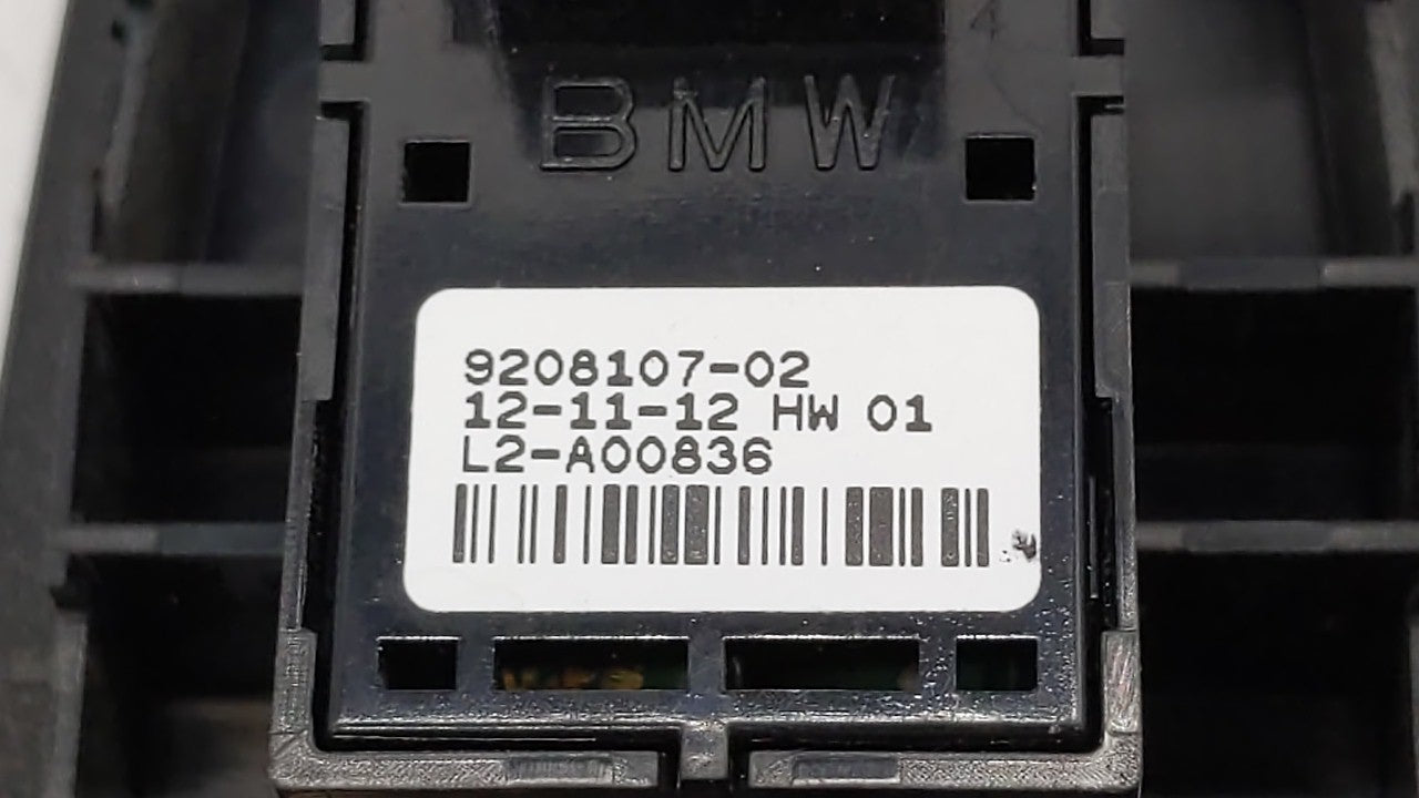 2013 Bmw 328i Passeneger Right Power Window Switch 9208107 - Oemusedautoparts1.com