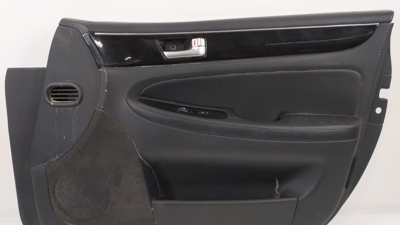 2013 Hyundai Genesis Front Right Passenger Interior Door Panel Trim - Oemusedautoparts1.com