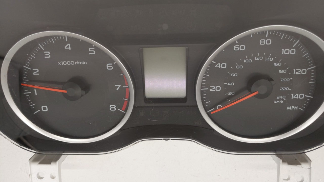 2015 Subaru Forester Instrument Cluster Speedometer Gauges P/N:85002SG660 Fits OEM Used Auto Parts - Oemusedautoparts1.com