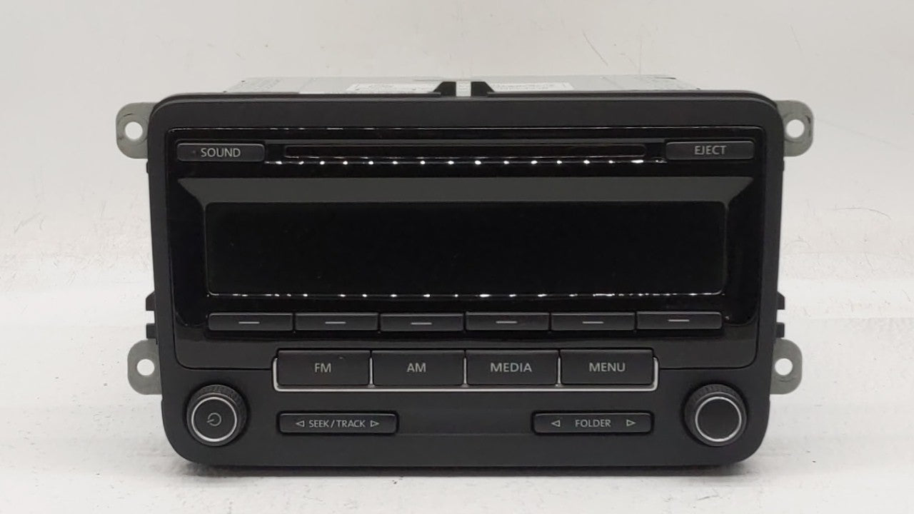 2014-2016 Volkswagen Beetle Radio AM FM Cd Player Receiver Replacement P/N:1K0 035 164 H Fits 2014 2015 2016 2017 OEM Used Auto Parts - Oemusedautoparts1.com