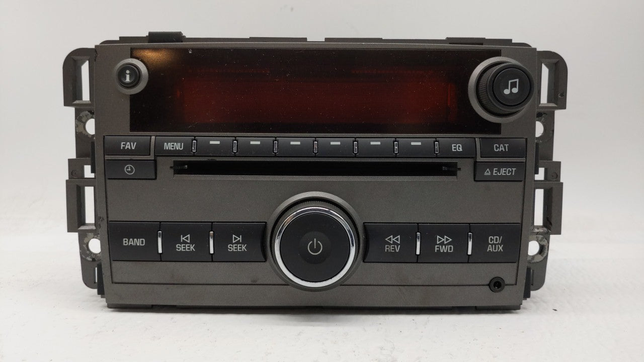 2008 Saturn Vue Radio AM FM Cd Player Receiver Replacement P/N:25956992 25866724 Fits OEM Used Auto Parts - Oemusedautoparts1.com