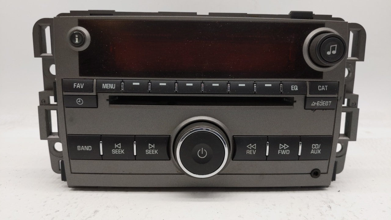 2008 Saturn Vue Radio AM FM Cd Player Receiver Replacement P/N:25956992 25866724 Fits OEM Used Auto Parts - Oemusedautoparts1.com