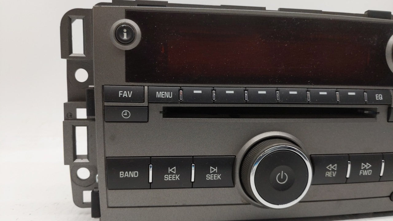 2008 Saturn Vue Radio AM FM Cd Player Receiver Replacement P/N:25956992 25866724 Fits OEM Used Auto Parts - Oemusedautoparts1.com