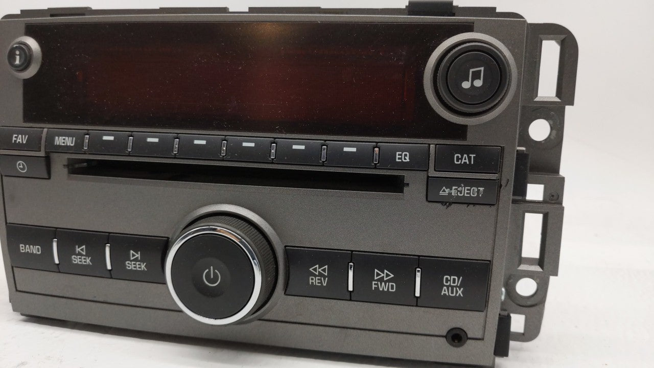 2008 Saturn Vue Radio AM FM Cd Player Receiver Replacement P/N:25956992 25866724 Fits OEM Used Auto Parts - Oemusedautoparts1.com