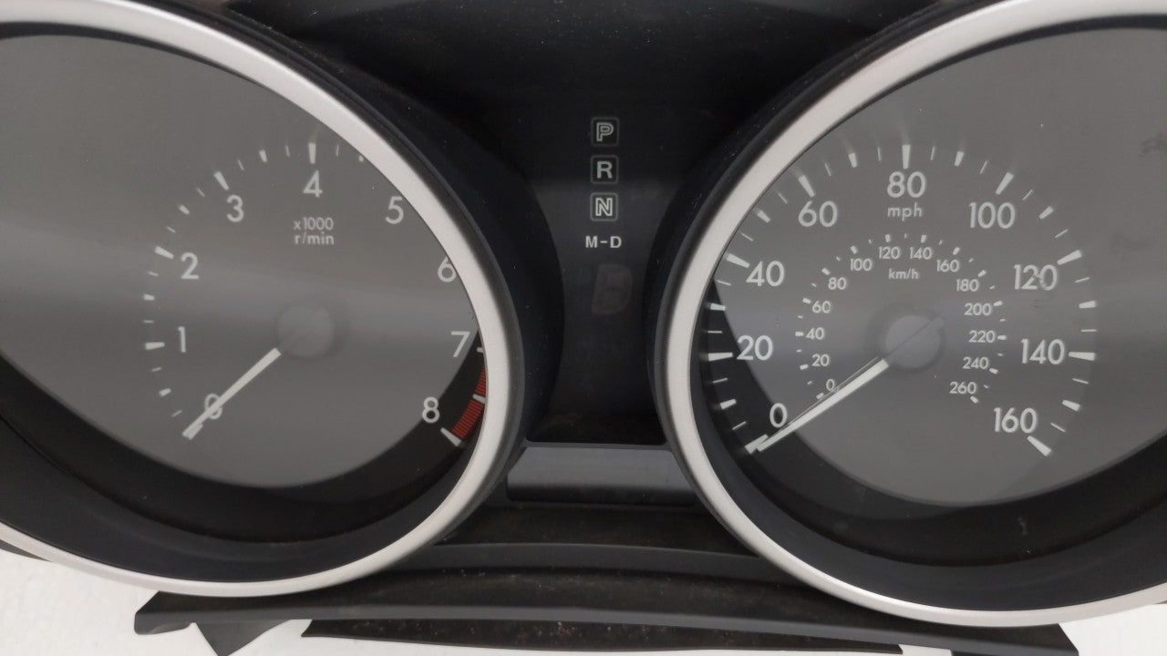 2010-2011 Mazda 3 Instrument Cluster Speedometer Gauges P/N:LQ BCS3F LB BBM5 L Fits 2010 2011 OEM Used Auto Parts - Oemusedautoparts1.com