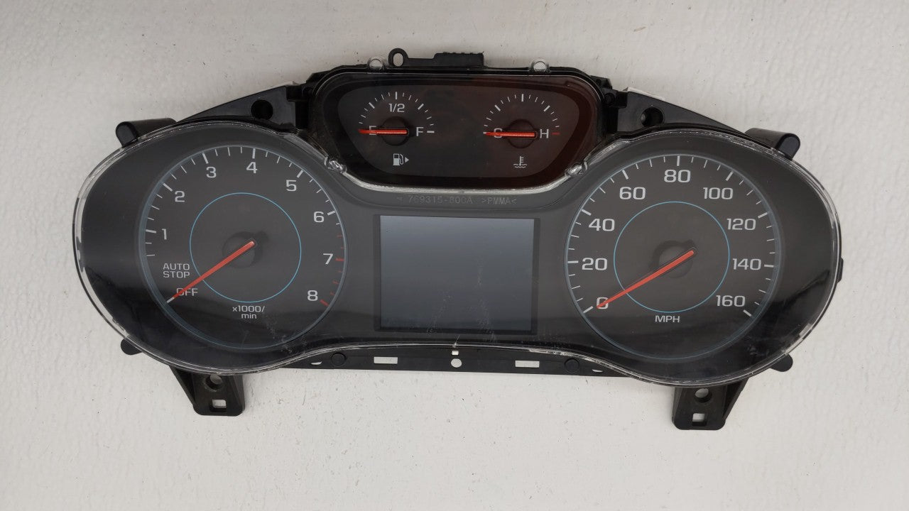2017-2018 Chevrolet Cruze Instrument Cluster Speedometer Gauges P/N:39084636 Fits 2017 2018 OEM Used Auto Parts - Oemusedautoparts1.com