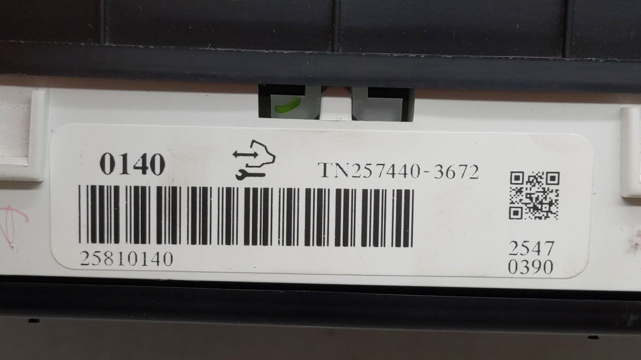 2008 Cadillac Srx Instrument Cluster Speedometer Gauges P/N:25810140 25961448 Fits 2009 OEM Used Auto Parts - Oemusedautoparts1.com