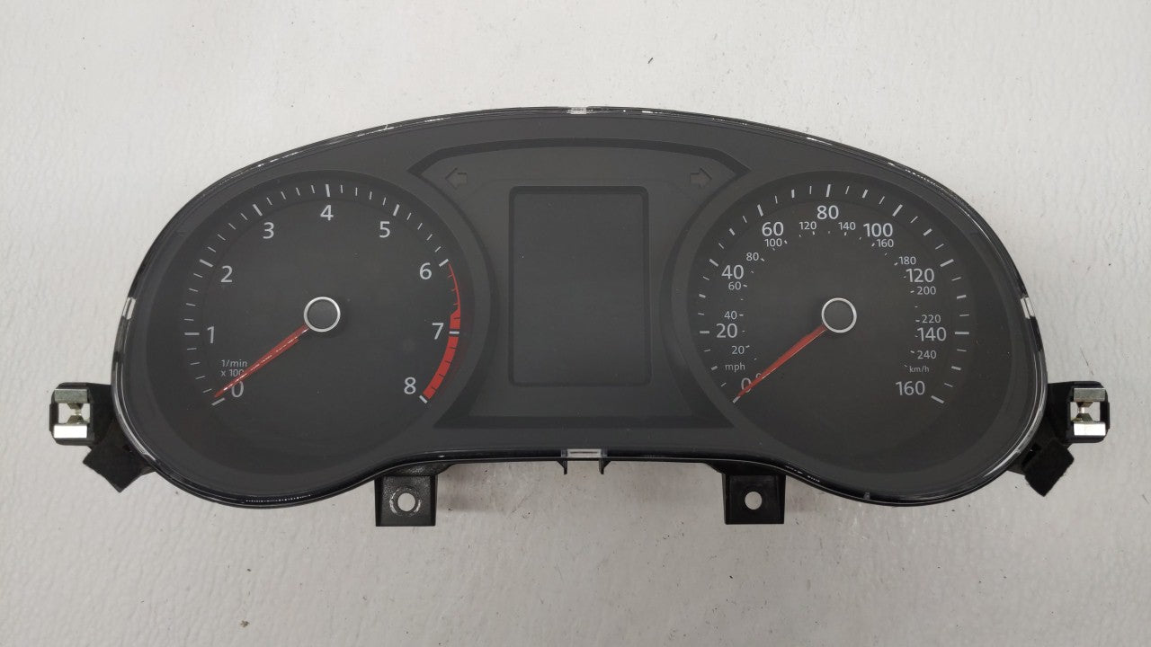 2015-2017 Volkswagen Jetta Instrument Cluster Speedometer Gauges P/N:5C6920954B 5C6 920 954 B Fits 2015 2016 2017 OEM Used Auto Parts - Oemusedautoparts1.com