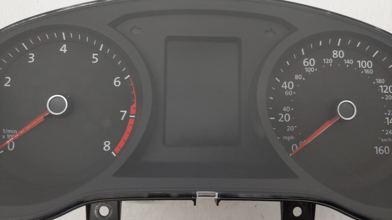 2015-2017 Volkswagen Jetta Instrument Cluster Speedometer Gauges P/N:5C6920954B 5C6 920 954 B Fits 2015 2016 2017 OEM Used Auto Parts - Oemusedautoparts1.com