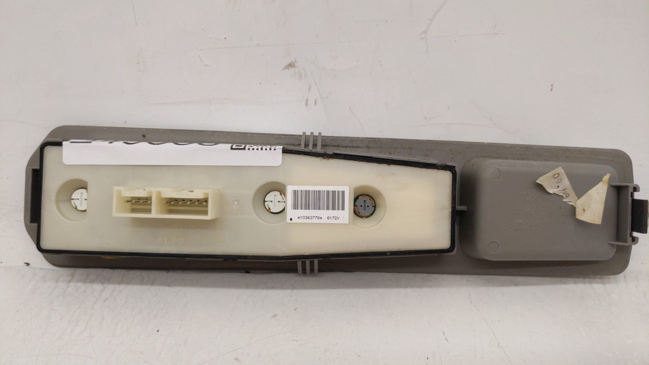 2004-2006 Cadillac Srx Master Power Window Switch Replacement Driver Side Left P/N:25749098 10363778 Fits 2003 2004 2005 2006 2007 OEM Used Auto Parts - Oemusedautoparts1.com