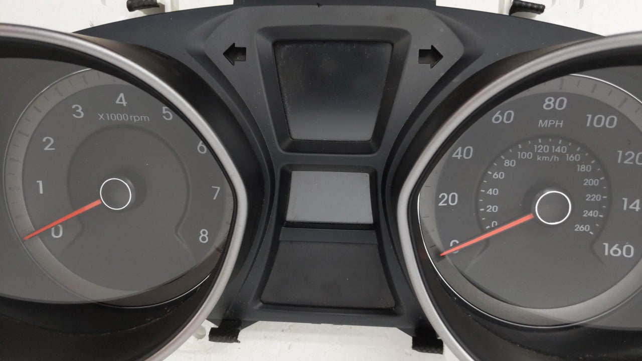 2013-2015 Hyundai Elantra Gt Instrument Cluster Speedometer Gauges P/N:94053-A5511 94053-A5510 Fits 2013 2014 2015 OEM Used Auto Parts - Oemusedautoparts1.com