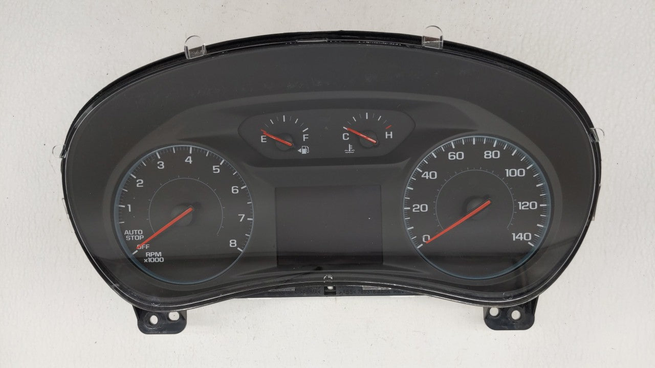 2018 Chevrolet Equinox Instrument Cluster Speedometer Gauges P/N:812372274 84240633 Fits OEM Used Auto Parts - Oemusedautoparts1.com