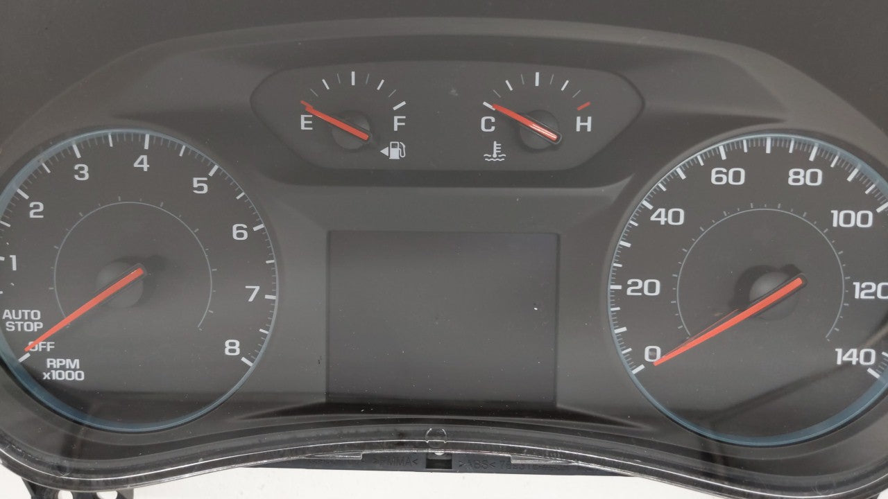 2018 Chevrolet Equinox Instrument Cluster Speedometer Gauges P/N:812372274 84240633 Fits OEM Used Auto Parts - Oemusedautoparts1.com