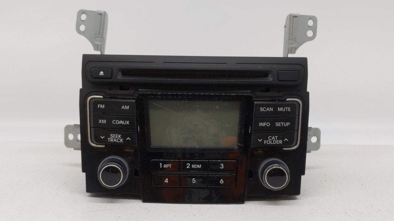 2011 Hyundai Sonata Radio AM FM Cd Player Receiver Replacement P/N:96180-3Q000 961803Q000 Fits OEM Used Auto Parts - Oemusedautoparts1.com