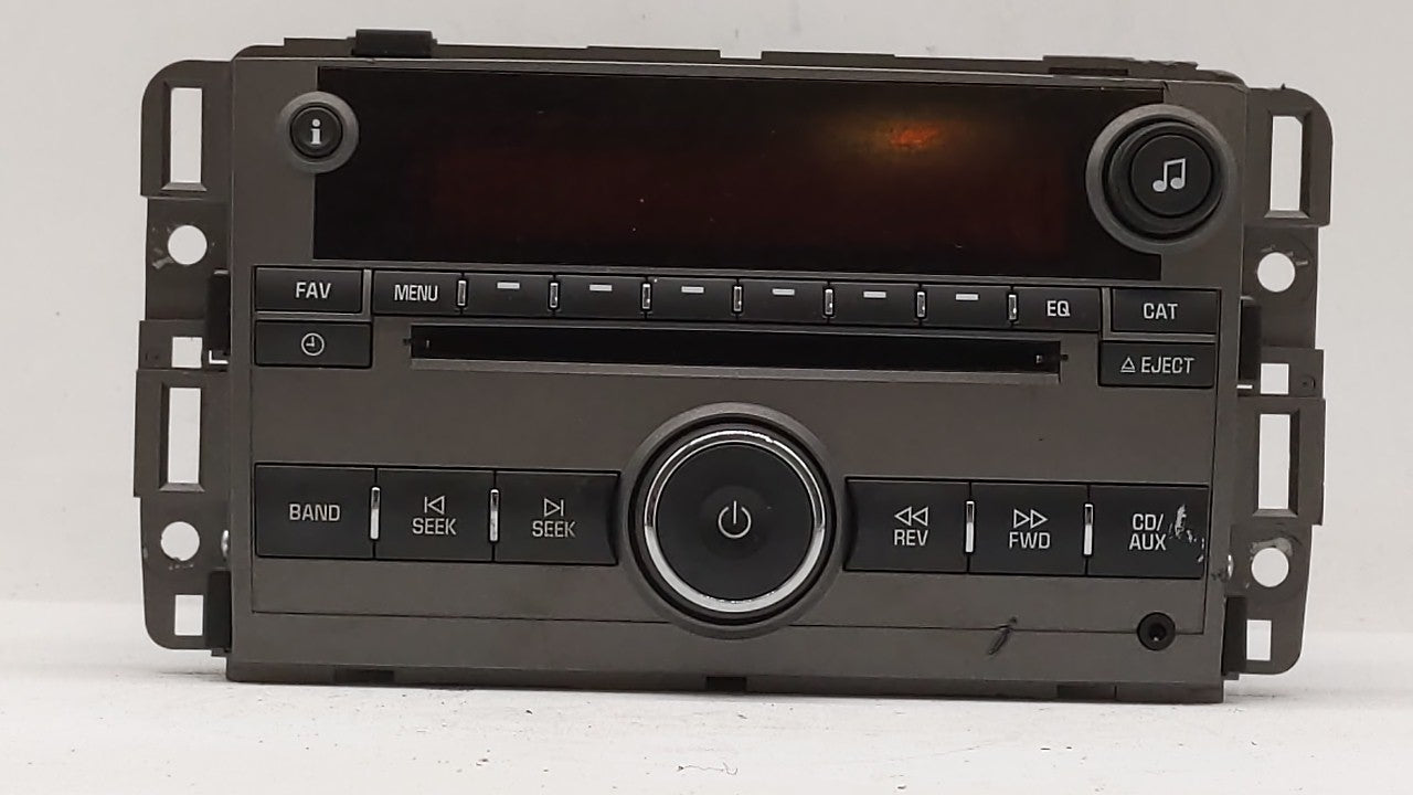 2008 Saturn Vue Radio AM FM Cd Player Receiver Replacement P/N:25956992 25866724 Fits OEM Used Auto Parts - Oemusedautoparts1.com