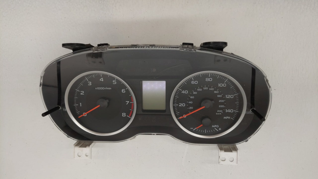 2014 Subaru Xv Crosstrek Instrument Cluster Speedometer Gauges P/N:850 12FJ530 85012FJ530 Fits OEM Used Auto Parts - Oemusedautoparts1.com