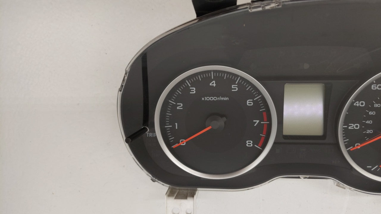 2014 Subaru Xv Crosstrek Instrument Cluster Speedometer Gauges P/N:850 12FJ530 85012FJ530 Fits OEM Used Auto Parts - Oemusedautoparts1.com