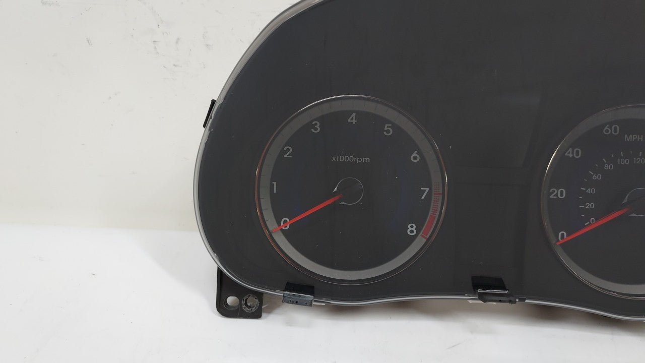 2013-2014 Hyundai Accent Instrument Cluster Speedometer Gauges P/N:94001-1R005 Fits 2013 2014 OEM Used Auto Parts - Oemusedautoparts1.com