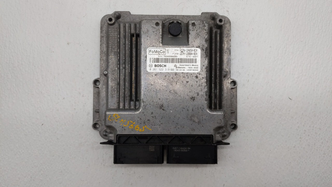 2017-2019 Ford Fusion PCM Engine Computer ECU ECM PCU OEM P/N:KS7A-12A650-BCA HS7A-12A650-ABB Fits 2017 2018 2019 OEM Used Auto Parts - Oemusedautoparts1.com