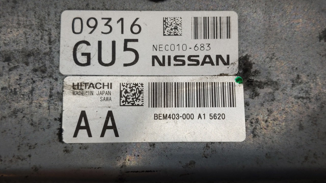 2015-2017 Nissan Rogue PCM Engine Computer ECU ECM PCU OEM P/N:BEM403-000 A1 ETC82-113N A1 Fits 2015 2016 2017 OEM Used Auto Parts - Oemusedautoparts1.com