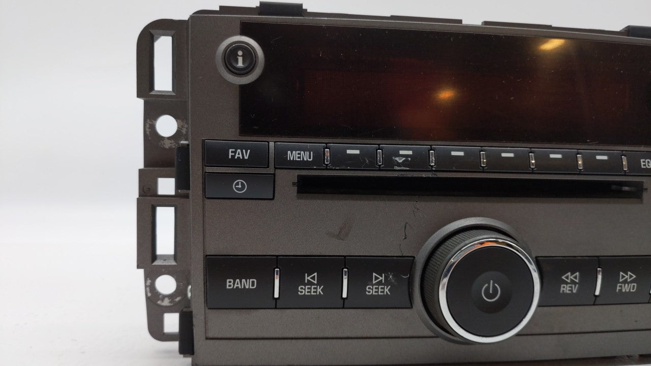 2008 Saturn Vue Radio AM FM Cd Player Receiver Replacement P/N:25866724 25956992 Fits OEM Used Auto Parts - Oemusedautoparts1.com