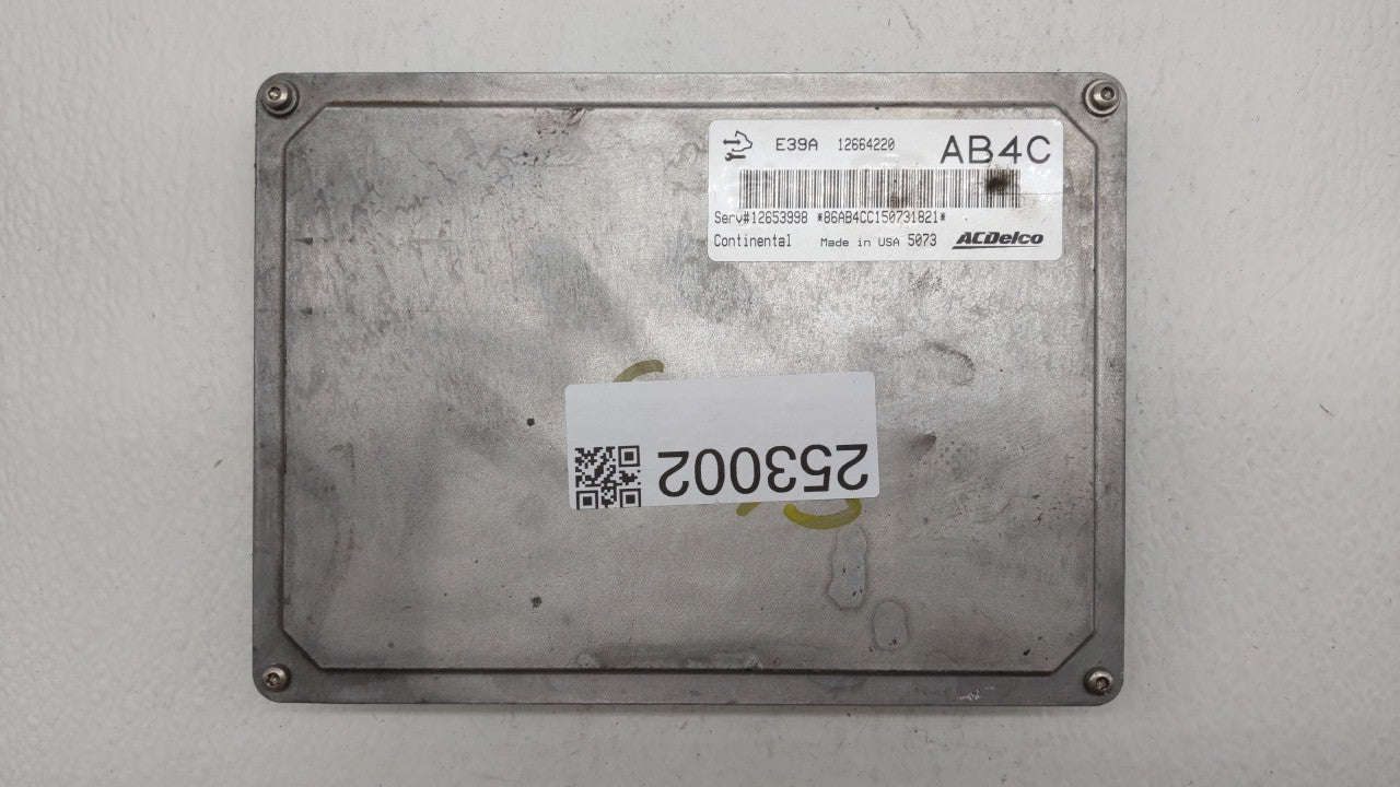 2013-2016 Chevrolet Malibu PCM Engine Computer ECU ECM PCU OEM P/N:12644446 12657781 Fits 2013 2014 2015 2016 OEM Used Auto Parts - Oemusedautoparts1.com