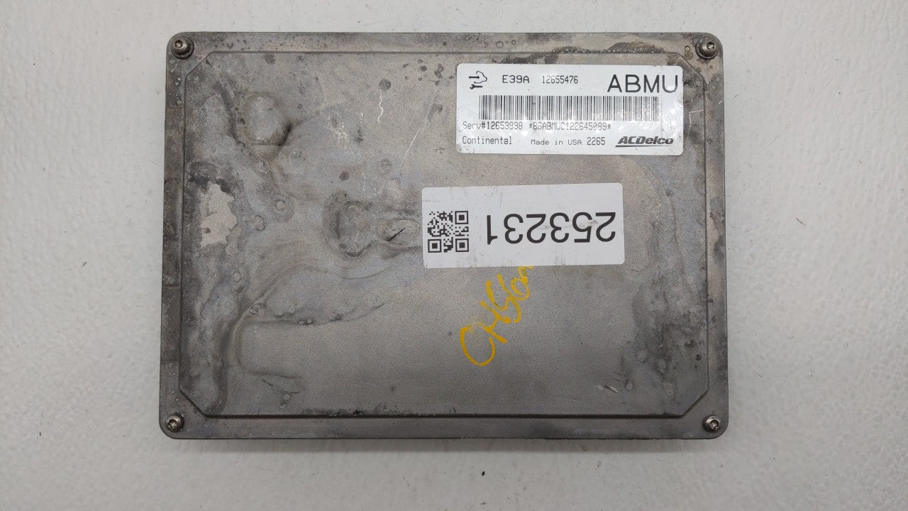 2013-2016 Chevrolet Malibu PCM Engine Computer ECU ECM PCU OEM P/N:12644446 12657781 Fits 2013 2014 2015 2016 OEM Used Auto Parts - Oemusedautoparts1.com