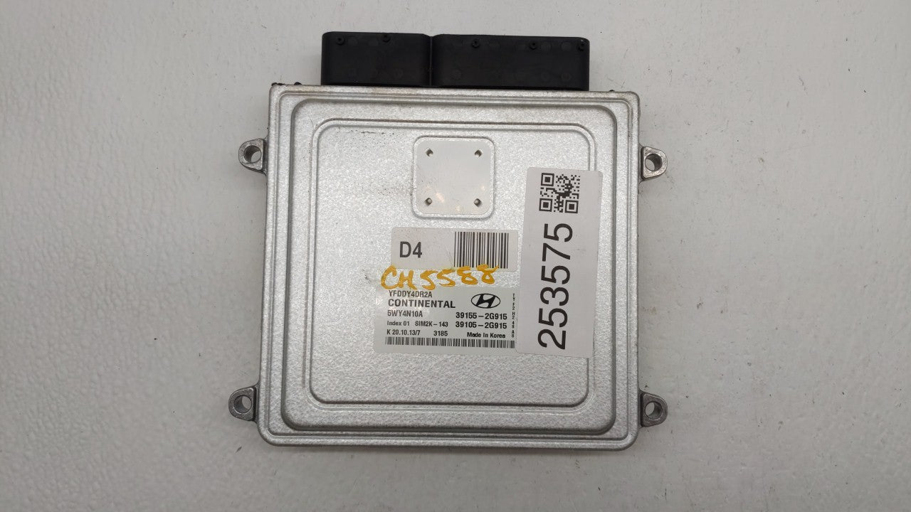 2011-2015 Hyundai Sonata PCM Engine Computer ECU ECM PCU OEM P/N:39155-2G916 39105-2G916 Fits 2011 2012 2013 2014 2015 OEM Used Auto Parts - Oemusedautoparts1.com