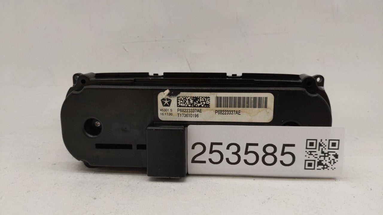 2017 Chrysler Pacifica Climate Control Module Temperature AC/Heater Replacement P/N:P68223337AE Fits OEM Used Auto Parts - Oemusedautoparts1.com