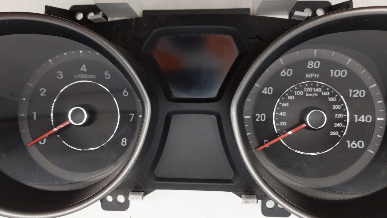 2014-2016 Hyundai Elantra Instrument Cluster Speedometer Gauges P/N:94004-3Y010 Fits 2014 2015 2016 OEM Used Auto Parts - Oemusedautoparts1.com