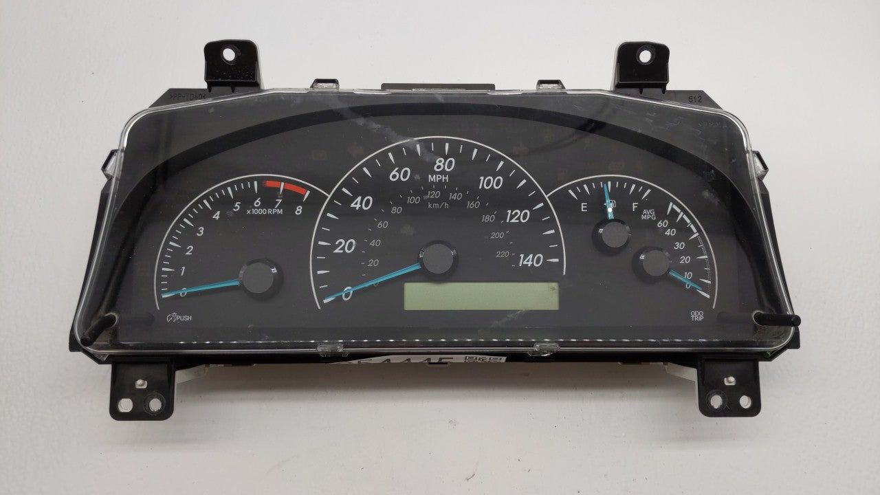 2013-2014 Toyota Camry Instrument Cluster Speedometer Gauges P/N:83800-0X630-00 83800-0X620-00 Fits 2013 2014 OEM Used Auto Parts - Oemusedautoparts1.com
