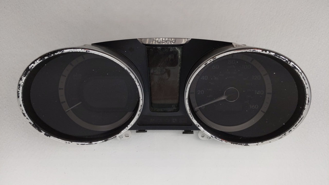 2011-2015 Hyundai Sonata Instrument Cluster Speedometer Gauges P/N:94001-4R000 94001-4R003 Fits 2011 2012 2013 2014 2015 OEM Used Auto Parts - Oemusedautoparts1.com