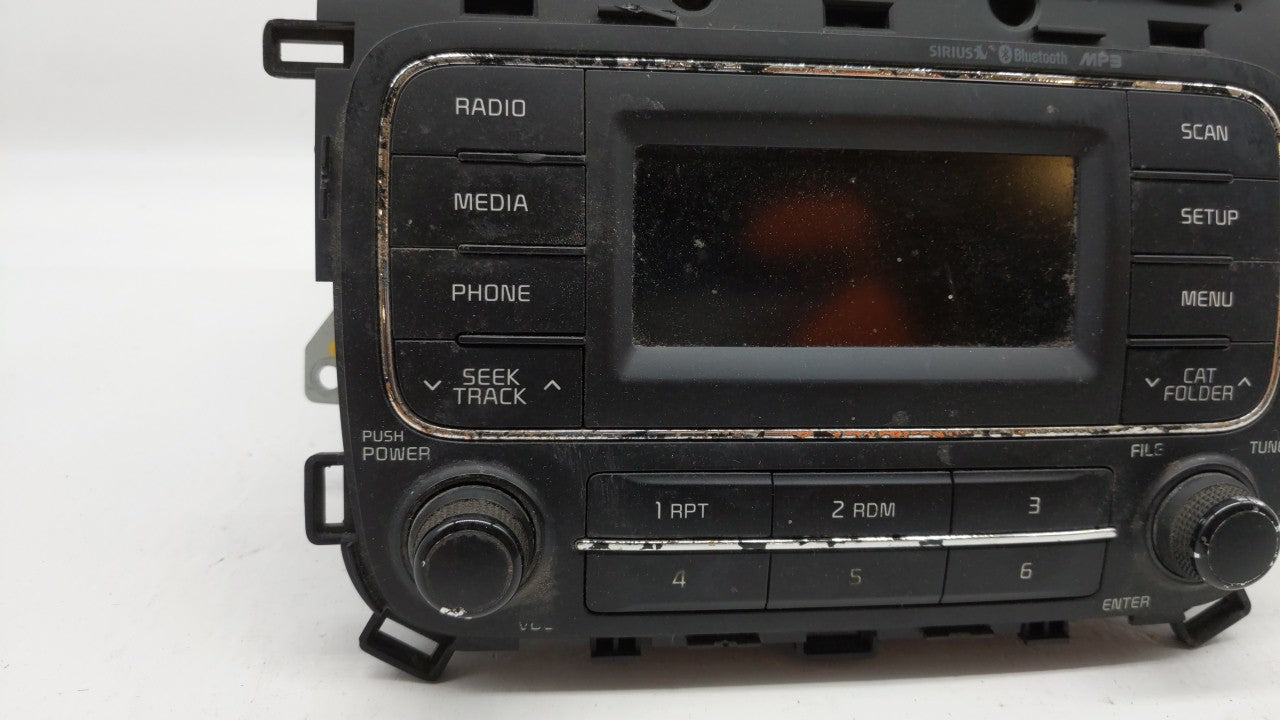 2014-2016 Kia Forte Radio AM FM Cd Player Receiver Replacement P/N:96170-A7171WK 96170A7171WK Fits 2014 2015 2016 OEM Used Auto Parts - Oemusedautoparts1.com