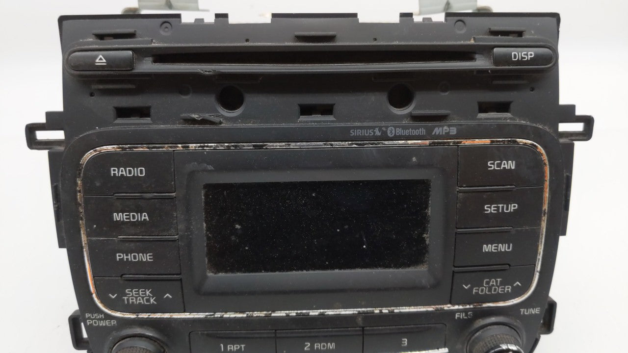 2014-2016 Kia Forte Radio AM FM Cd Player Receiver Replacement P/N:96170-A7171WK 96170A7171WK Fits 2014 2015 2016 OEM Used Auto Parts - Oemusedautoparts1.com