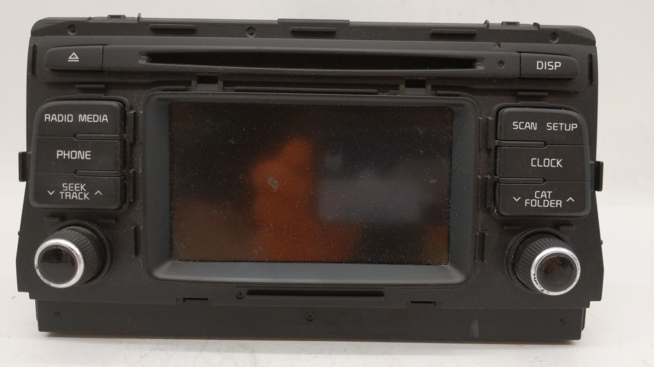 2016-2018 Kia Optima Radio AM FM Cd Player Receiver Replacement P/N:96180-D5100WK AC1A1D5AN Fits 2016 2017 2018 OEM Used Auto Parts - Oemusedautoparts1.com