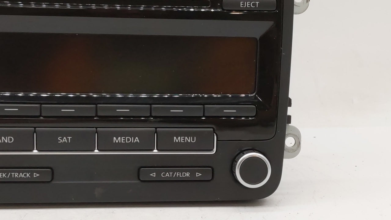 2014 Volkswagen Jetta Radio AM FM Cd Player Receiver Replacement P/N:1K0035164F 1K0 035 164 F Fits 2013 2015 OEM Used Auto Parts - Oemusedautoparts1.com