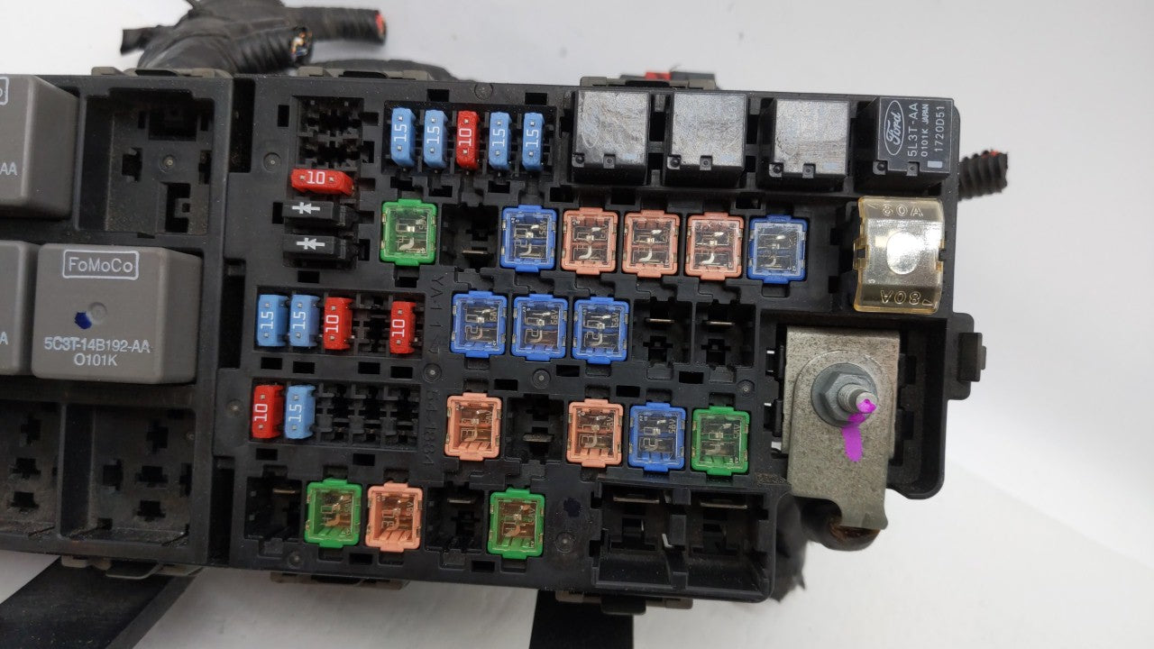 2011-2012 Lincoln Mkz Fusebox Fuse Box Panel Relay Module Fits 2010 2011 2012 OEM Used Auto Parts - Oemusedautoparts1.com