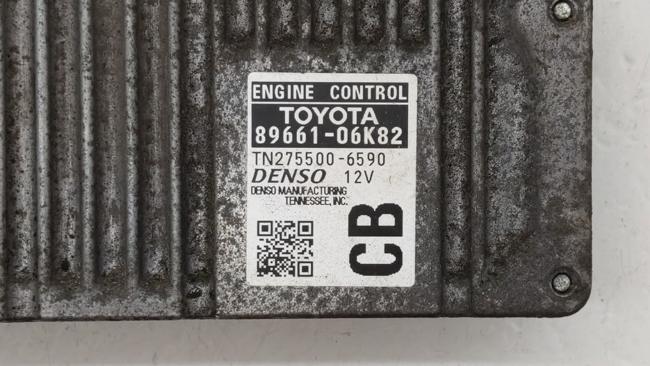 2012-2014 Toyota Camry PCM Engine Computer ECU ECM PCU OEM P/N:89661-06K63 89661-06K84 Fits 2012 2013 2014 OEM Used Auto Parts - Oemusedautoparts1.com