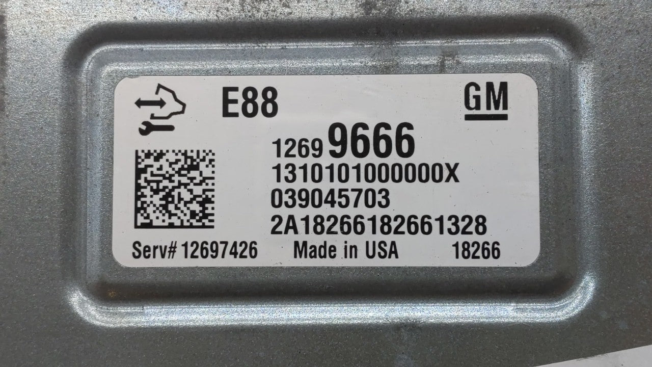 2018-2019 Chevrolet Malibu PCM Engine Computer ECU ECM PCU OEM P/N:12680194 12699666 Fits 2018 2019 OEM Used Auto Parts - Oemusedautoparts1.com