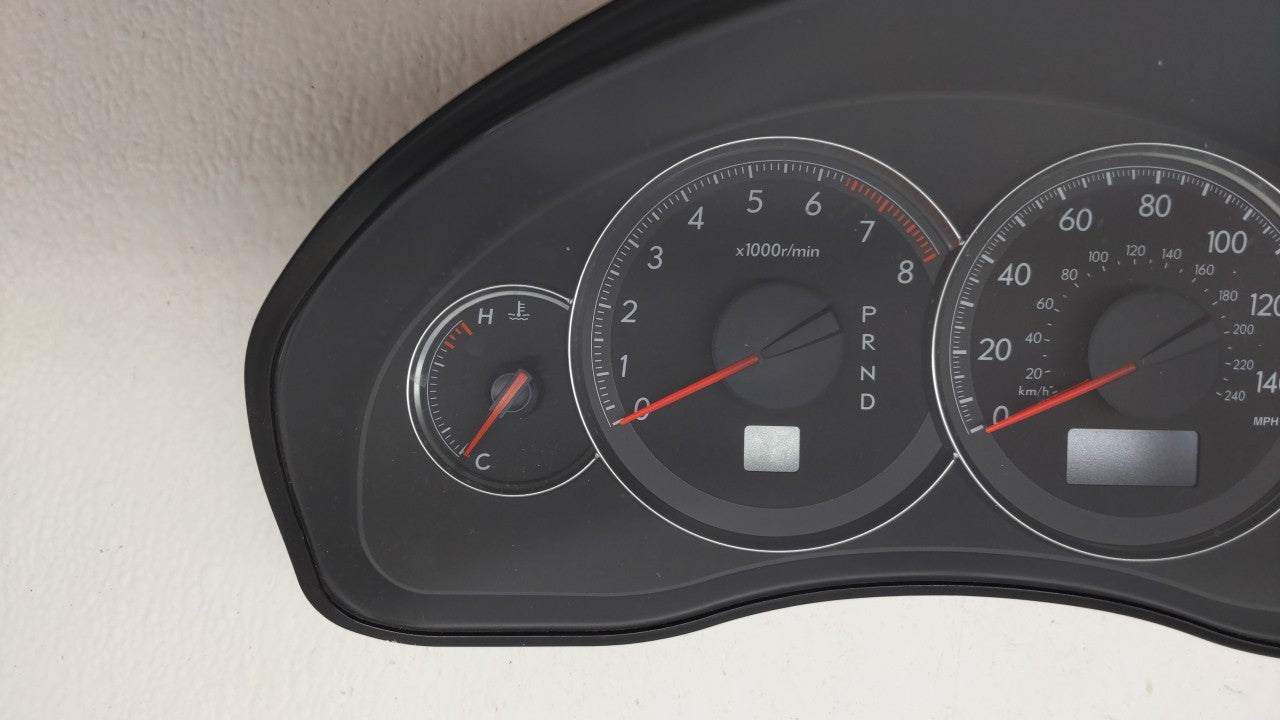 2009 Subaru Legacy Instrument Cluster Speedometer Gauges P/N:85014AG65B Fits OEM Used Auto Parts - Oemusedautoparts1.com