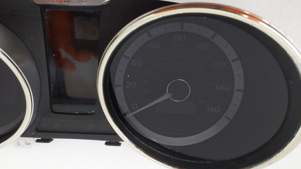 2011-2015 Hyundai Sonata Instrument Cluster Speedometer Gauges P/N:94001-4R000 94001-4R003 Fits 2011 2012 2013 2014 2015 OEM Used Auto Parts - Oemusedautoparts1.com